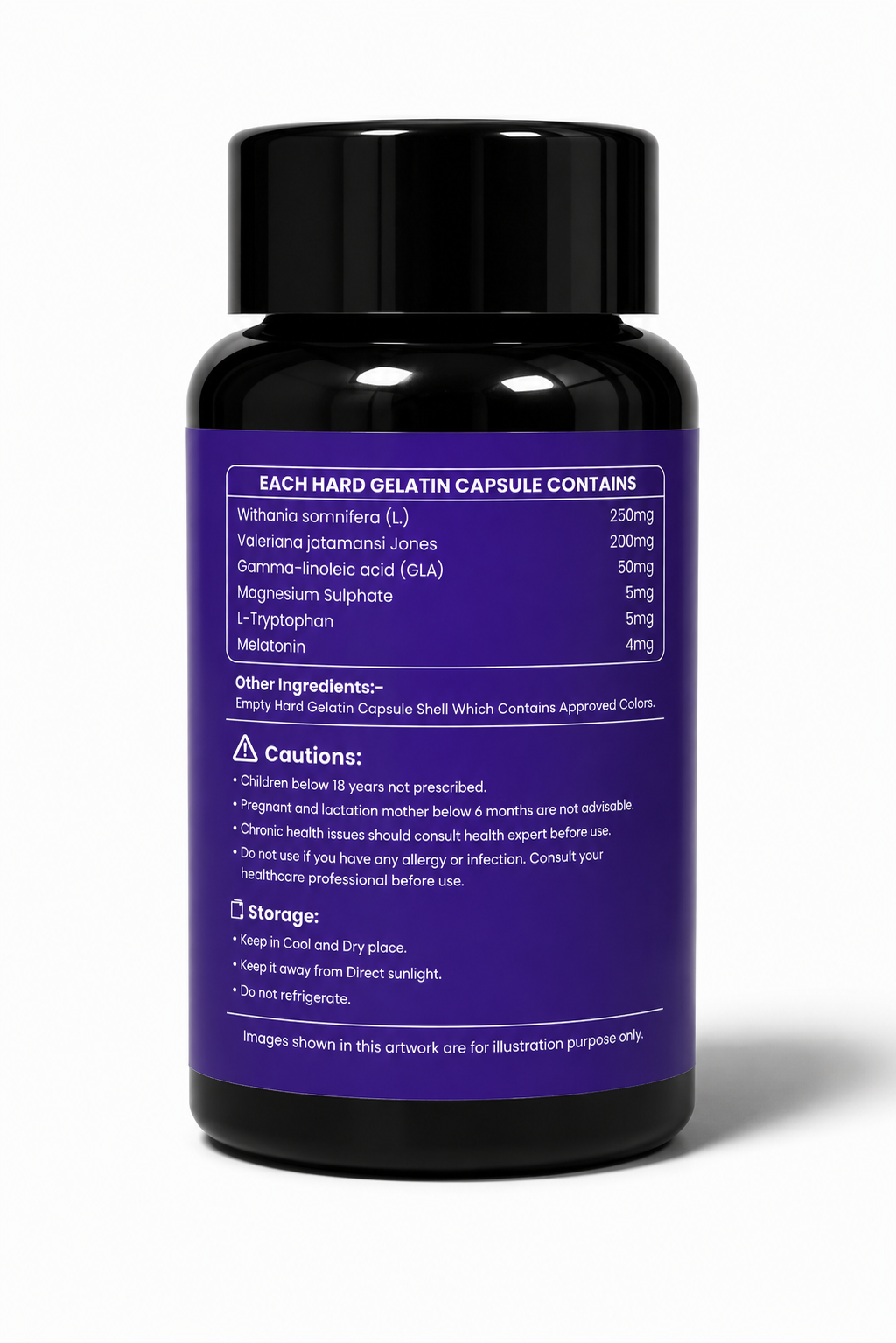 Shubh Ratri Deep Sleep Capsule – 30 Caps | Natural & Non-Habit Forming