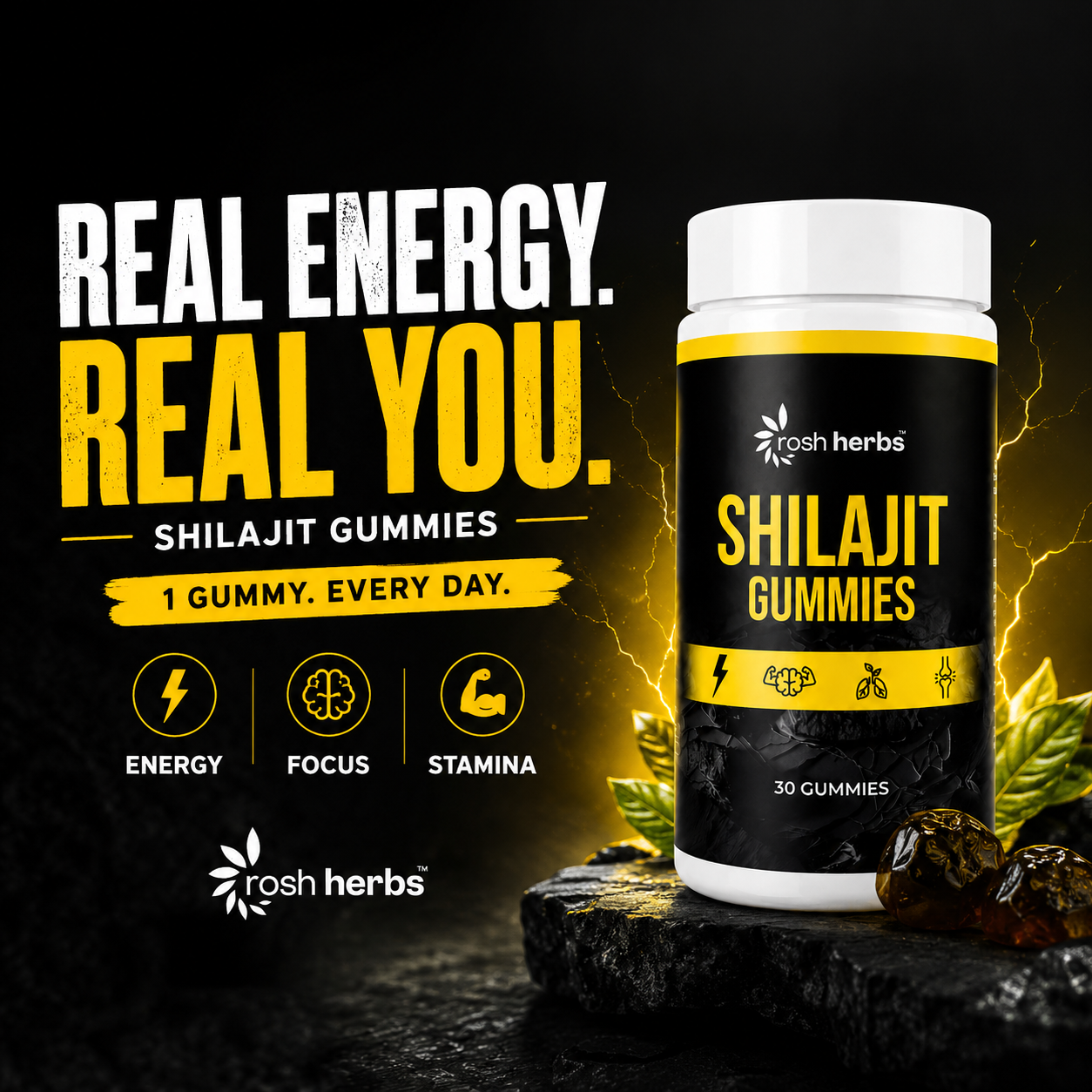 Shilajit Gummies – Nature's Strongest Secret for Energy, Stamina & Vitality