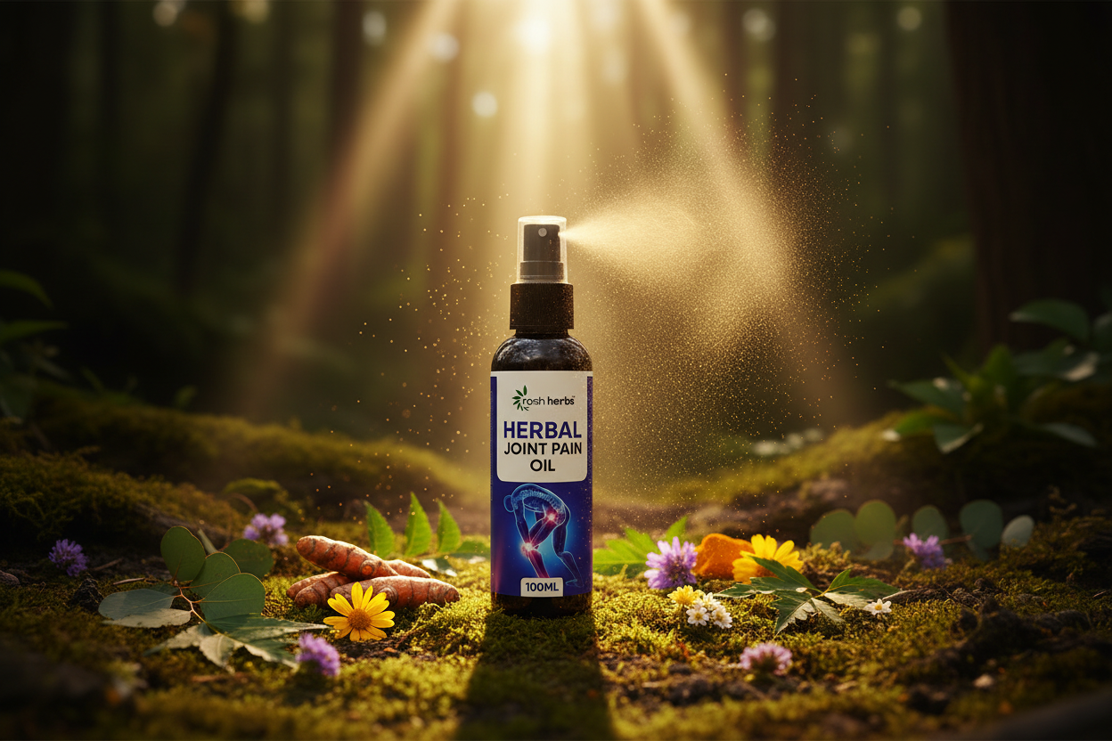 Deep Relief Herbal Joint Oil – 100ml | GMP Certified Ayurvedic